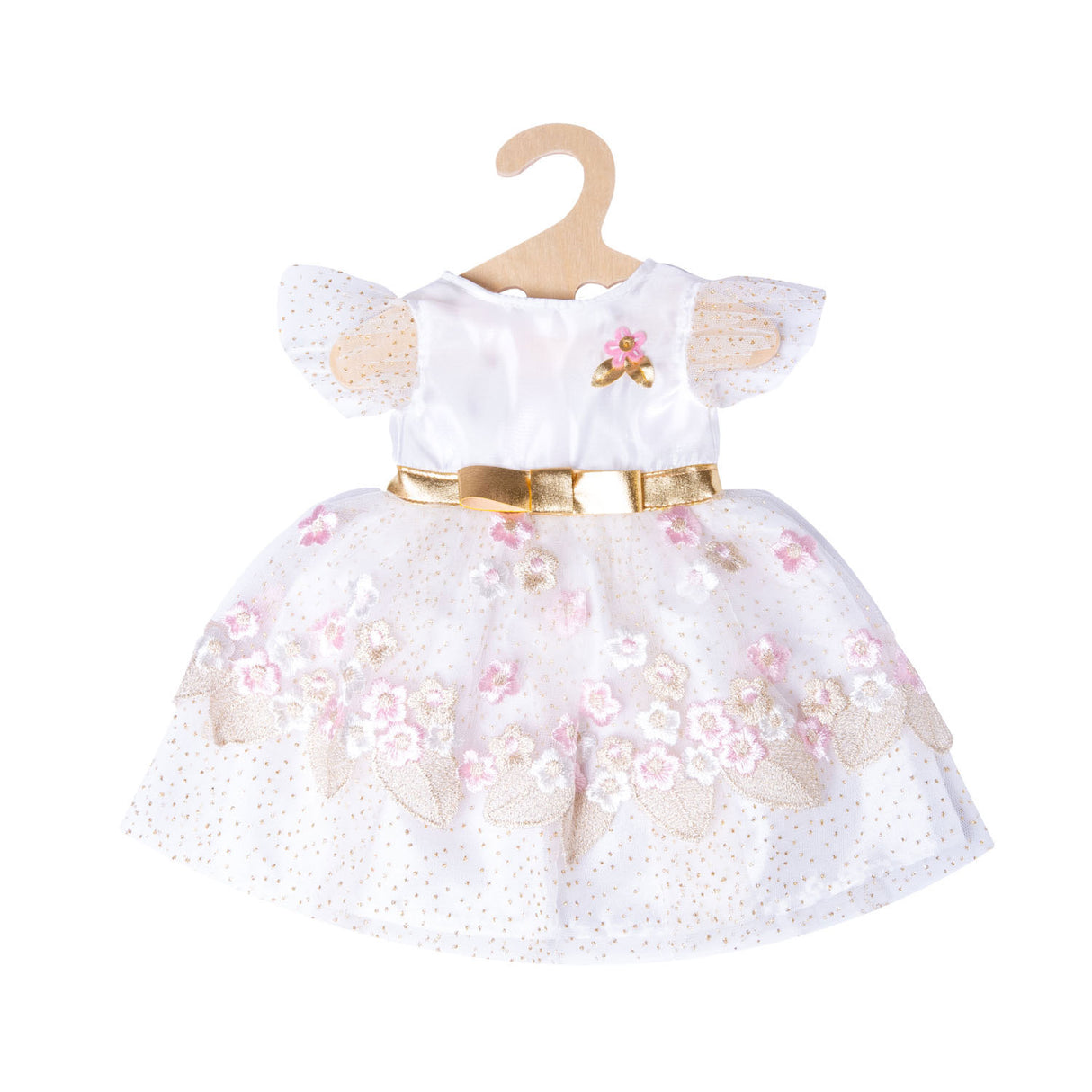 Hemle maachen Poppen Kleed Prinzessin mat Kroun, 28-35 cm