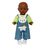 Dolls Advarees s pruhovanou košili Bunny Lou, 35-45 cm