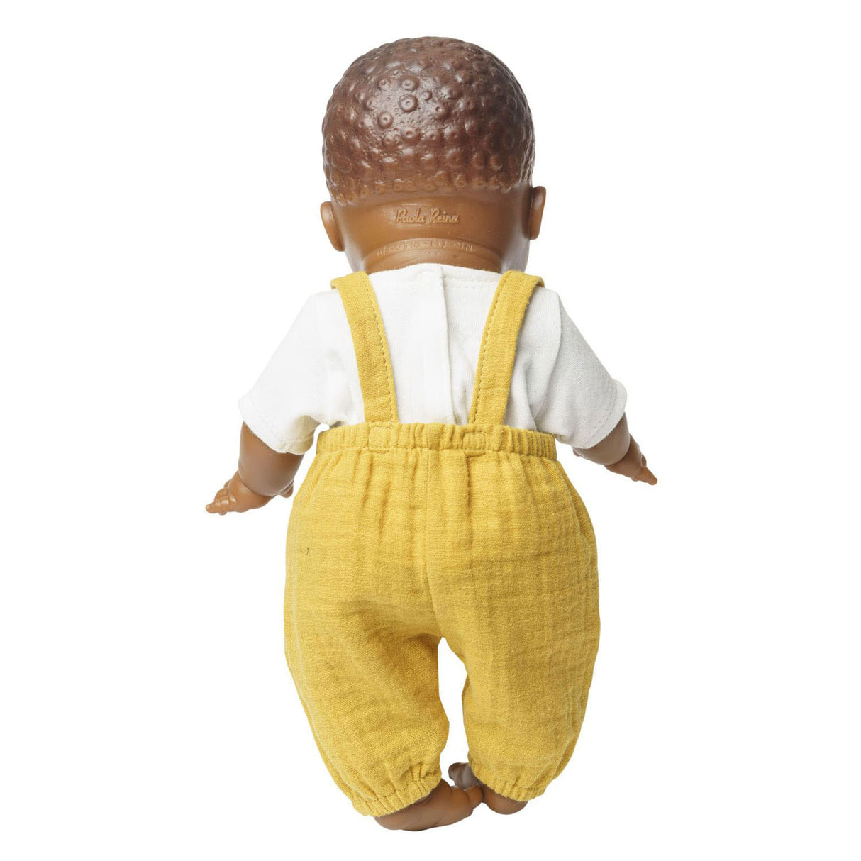 Heless dolls dungarees ocher yellow, size 28-35 cm