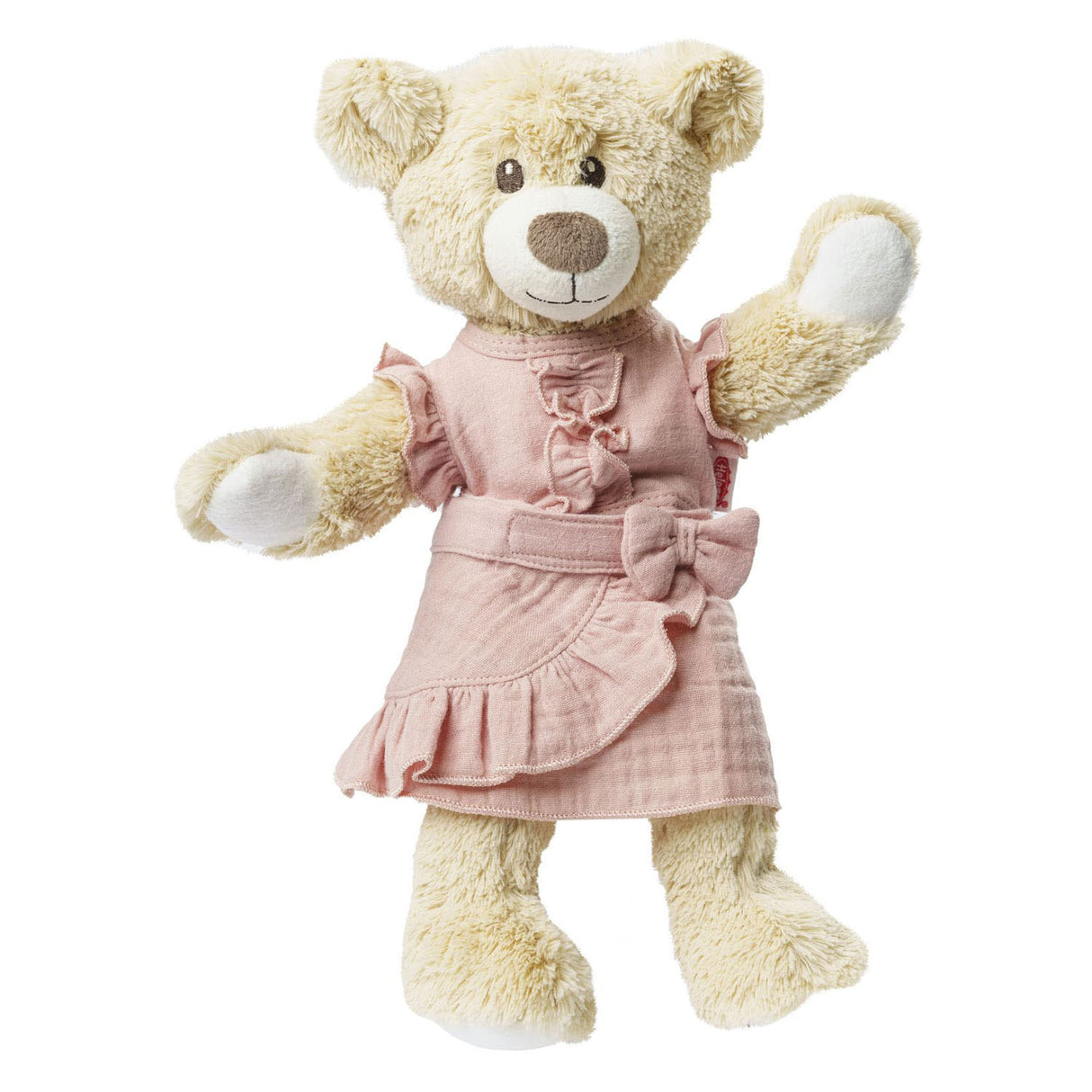 Heless dukkeindpakning nederdel lyserød med ruffles, 28-35 cm