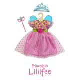 Hemle maachen Poppen Kleed Prinzessin rosa, 35-45 cm