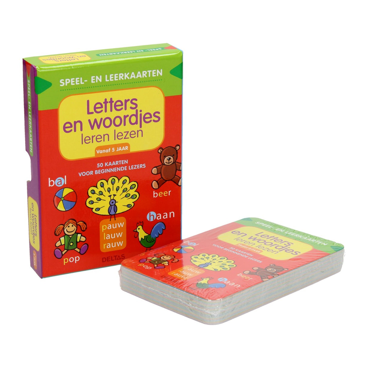 DelTsas spillen a léiere Kaarte - Léiert Bréiwer a Wierder (5+)