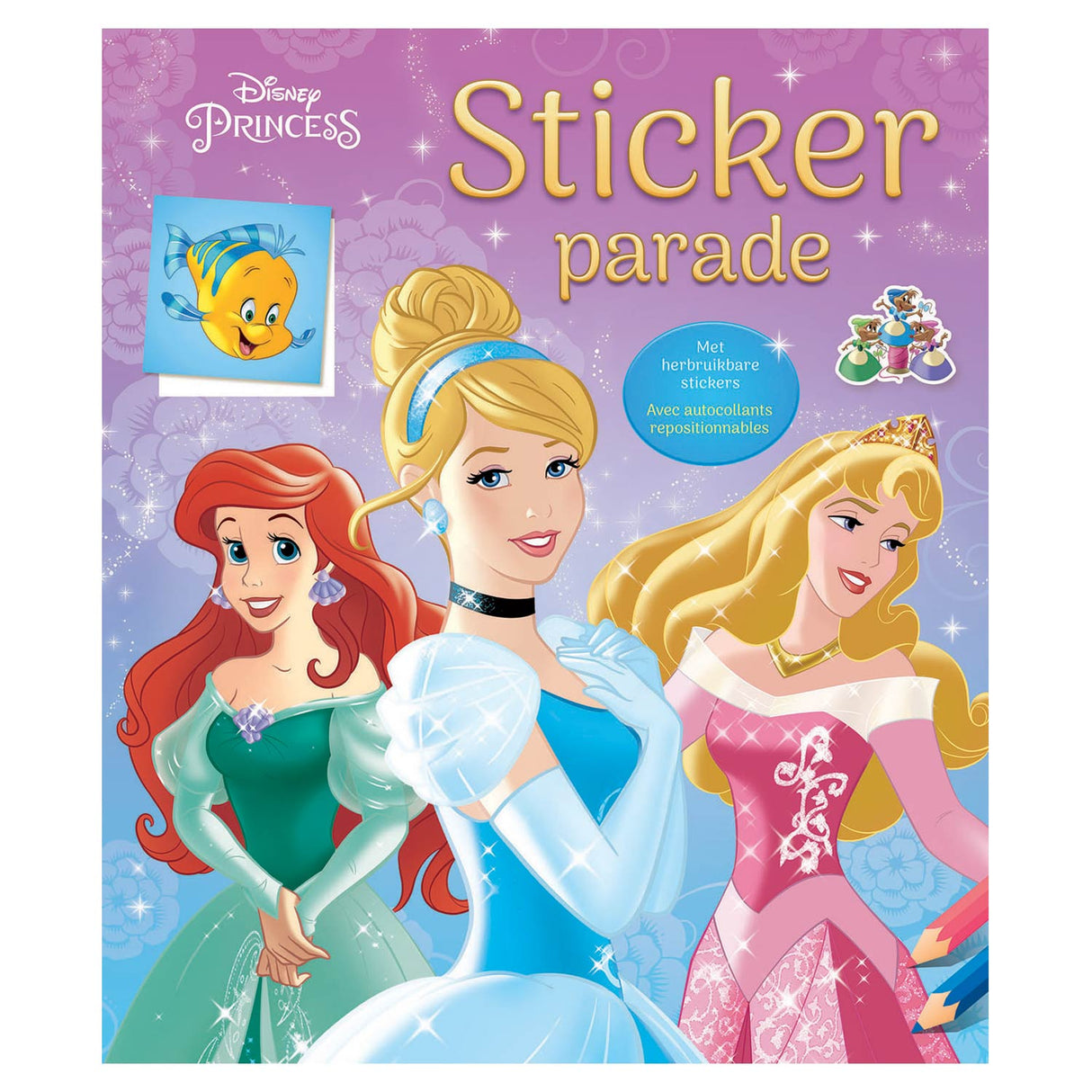 Parade d'autocollants de la princesse Deltas Disney