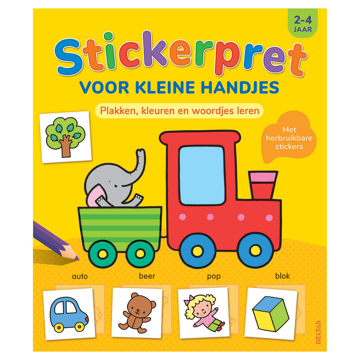 Deltas Sticker Fun for Small Hands, 2-4 ans