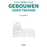 Deltas krok za krokem se naučí kreslení budov Hobby Book