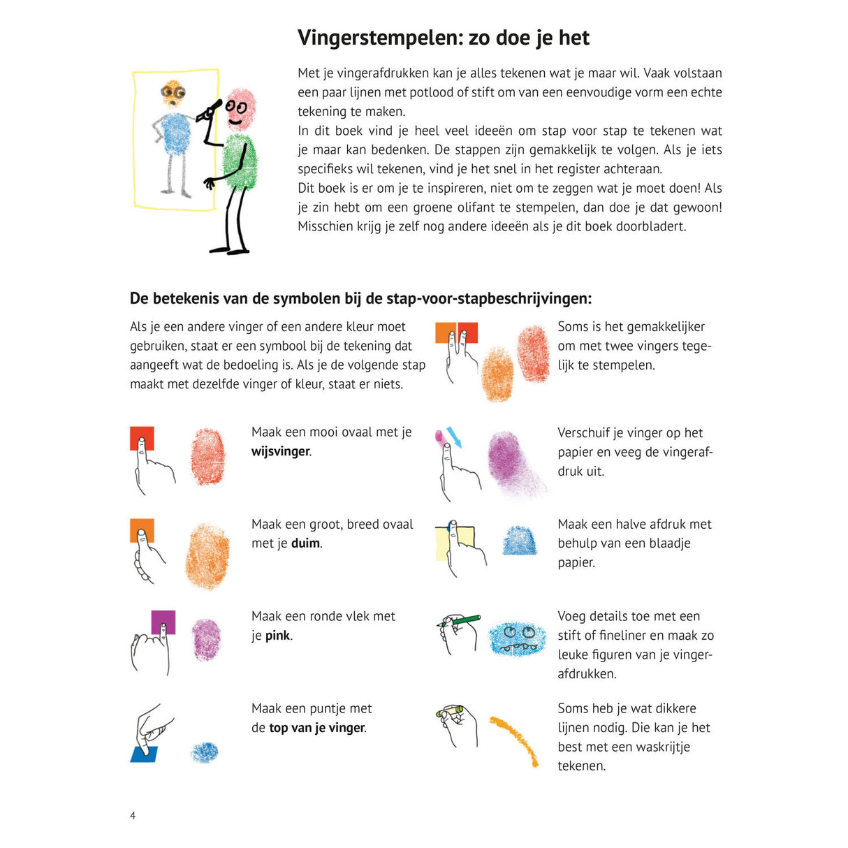 Deltas Ich kann 101 Dinge mit Fingerfarbe Hobbybuch zeichnen