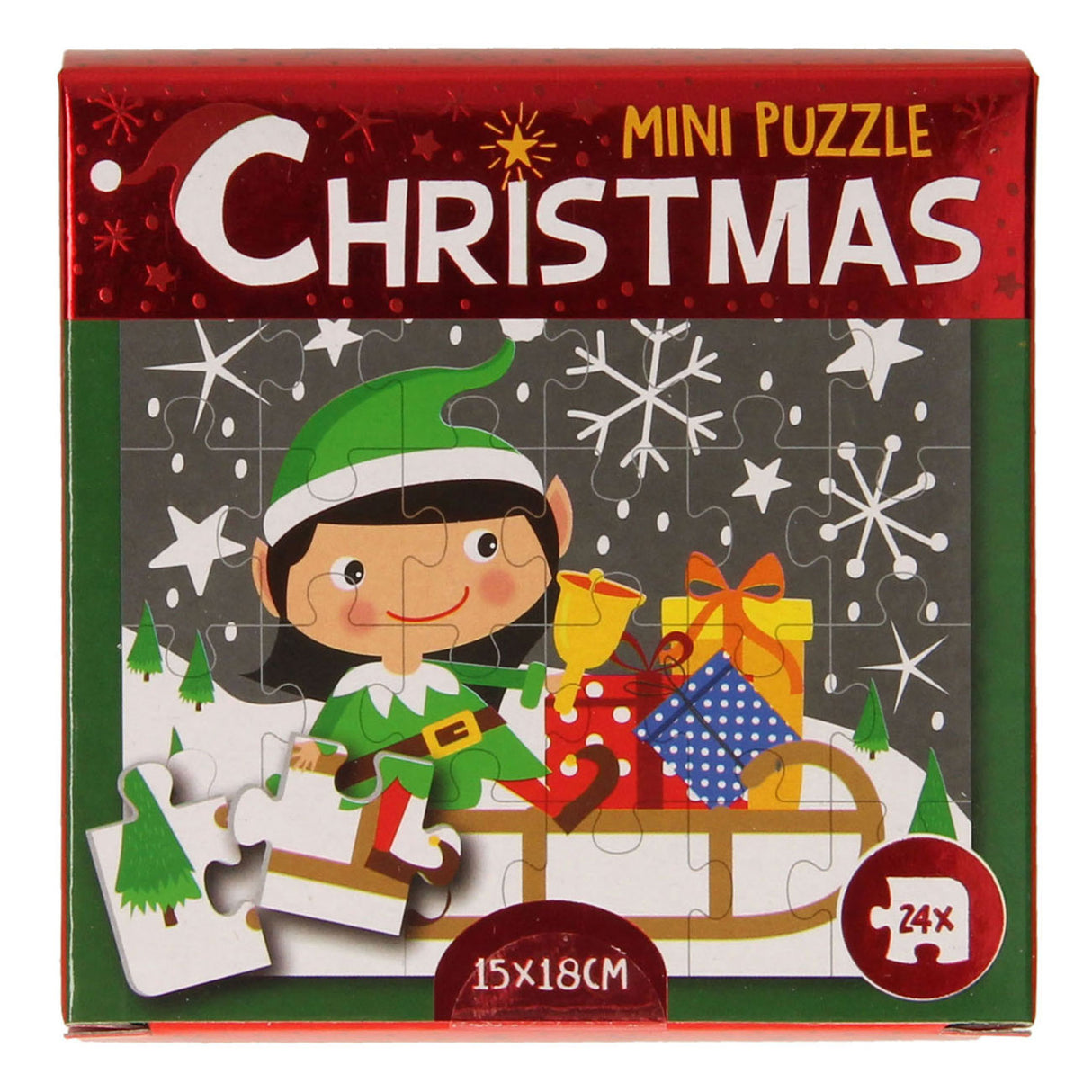 WinS Holland Mini Puzzle Christmas, 24st.
