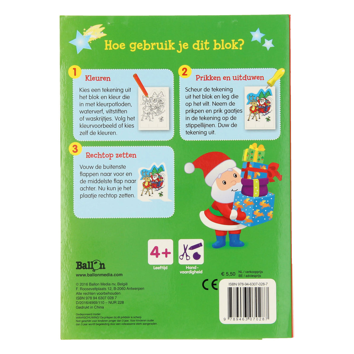 Knižte speciality Nederland BV Colors Prikblok Christmas