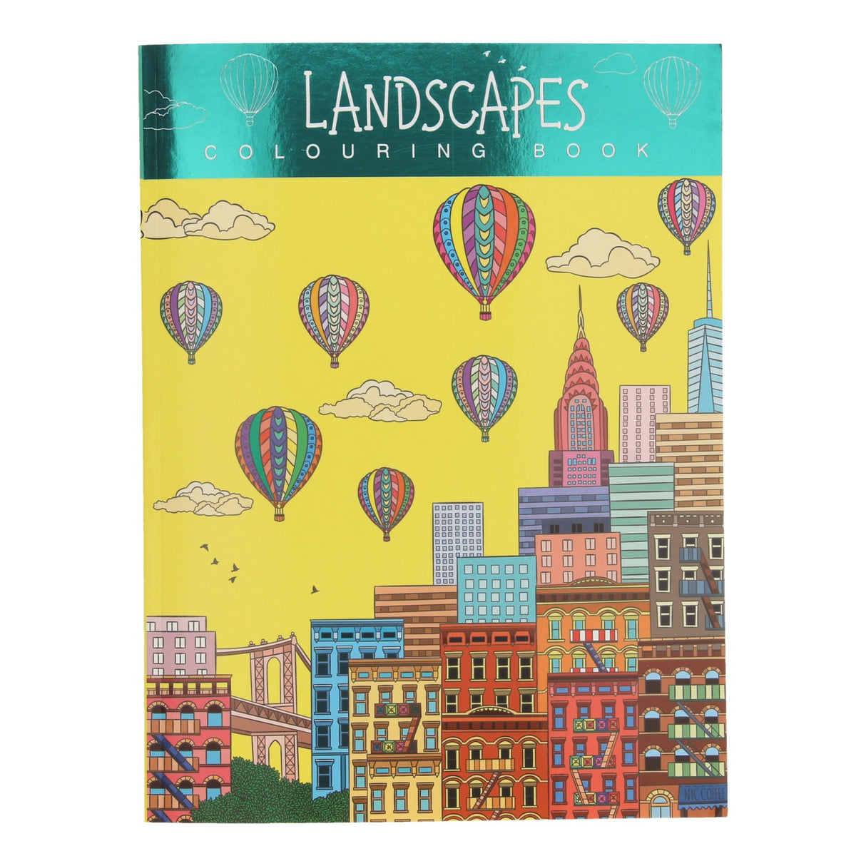 Paesaggio del libro da colorare