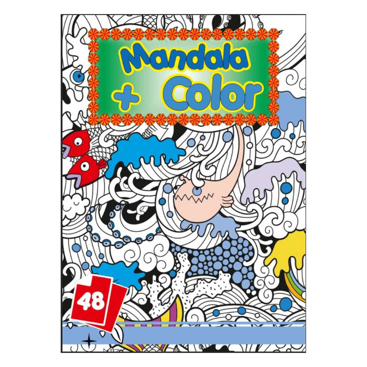 Wins Holland Mandala Color Book, 48PAG