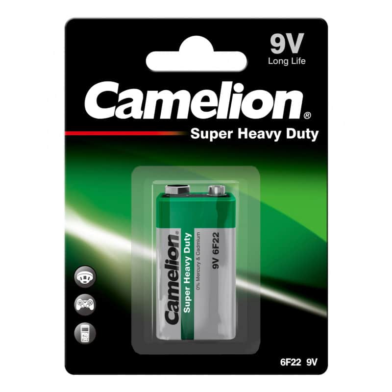Jonotoys Camelion 9 volt 6f batteri hver