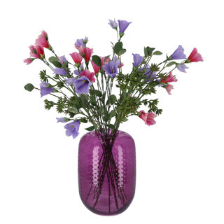Vase de fleurs Mali 28 cm violet