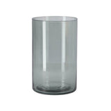 Imp vaas levi cylinder dark grey transp. h21 d14