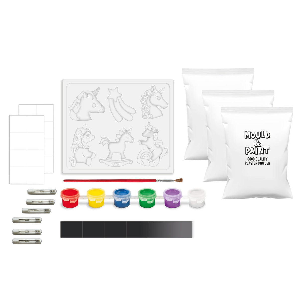 Plain and paint plaster - unicorn