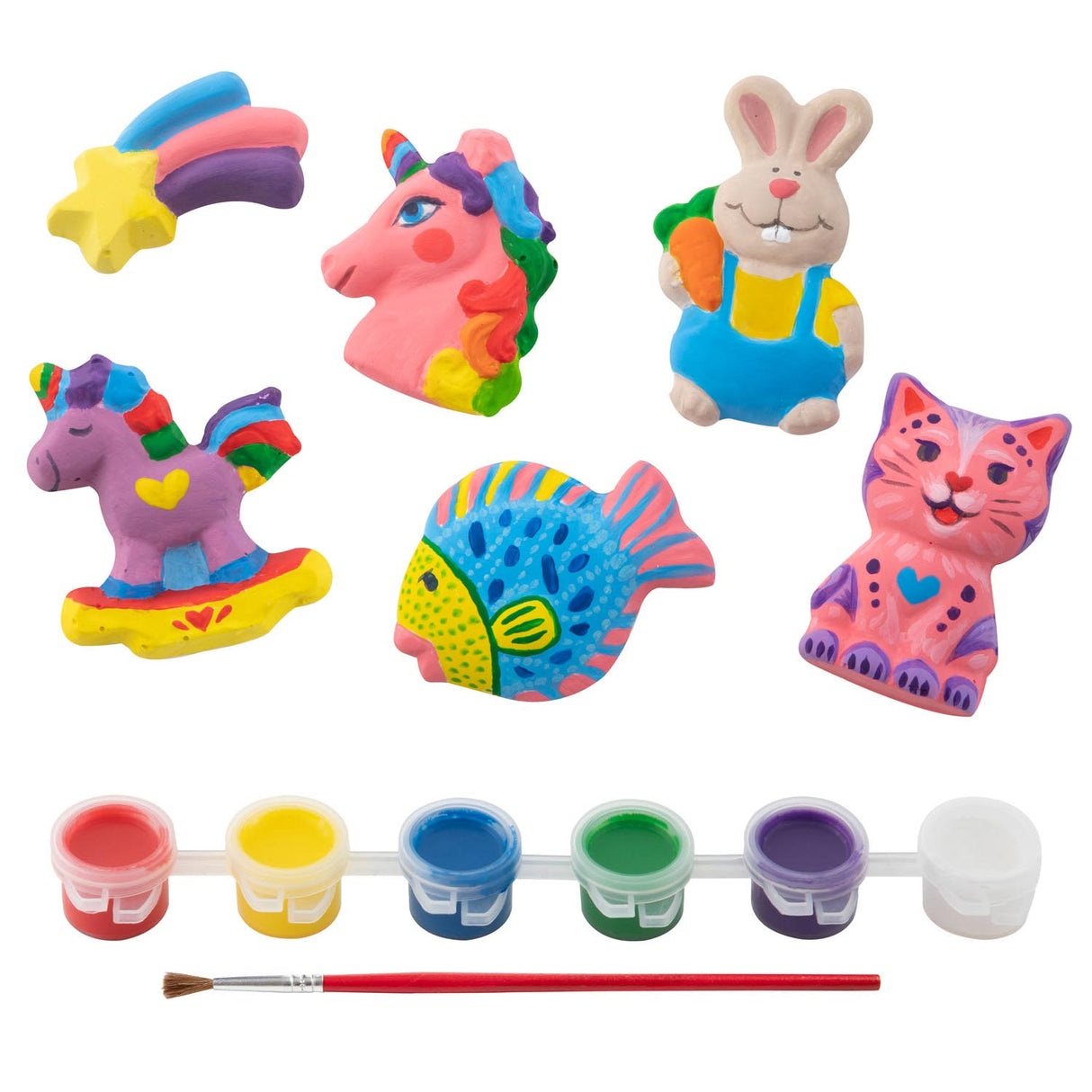 Plain and paint plaster - unicorn