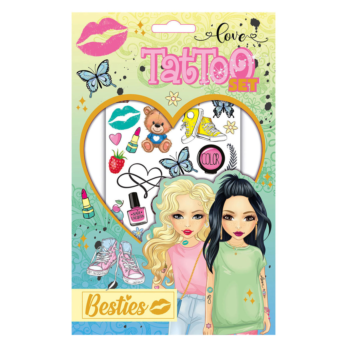 Ensemble de tatouage des besties