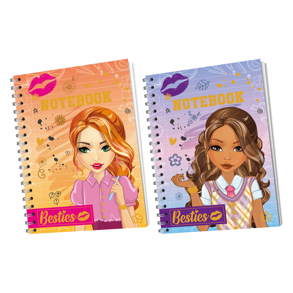 Besties Notebook A6, 60 lichových listů
