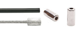 Elvedes Gas cable Universal 1700mm 2250mm extra flexible galvanized black (on map)