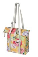 Basil Bloom Field Bicycle Shopper, jaune, capuchon recyclé, étanche et bandoulière réglable