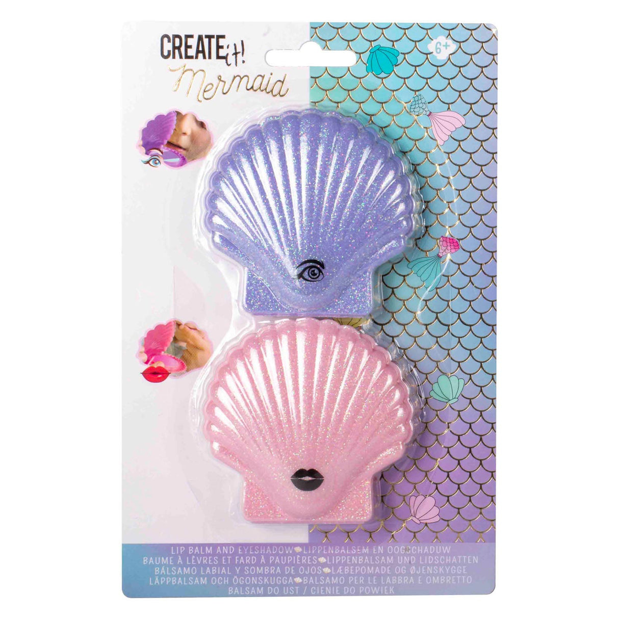 Vytvořte to! Mermaid rtů a oční make -up