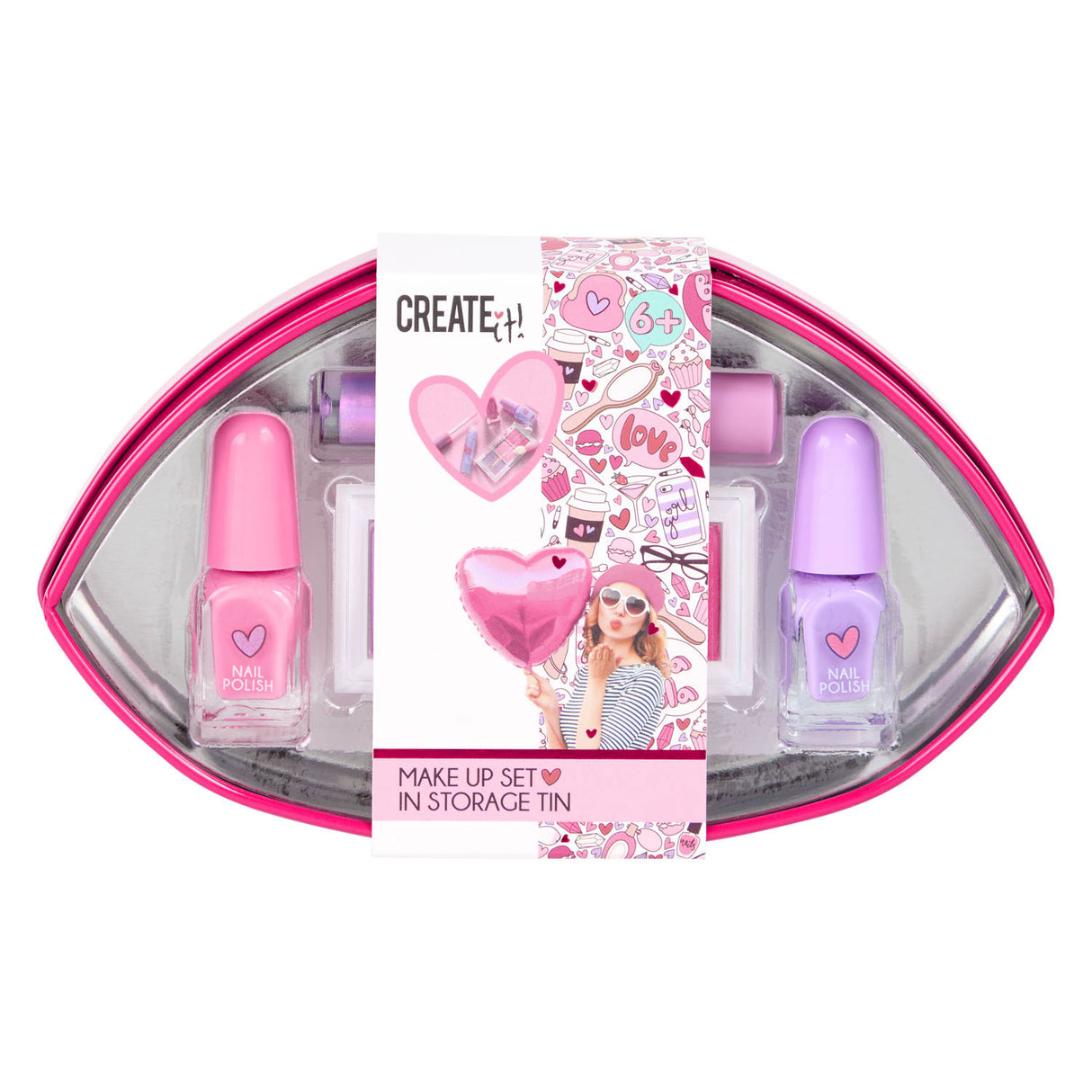 Create it! Heart makeup set in lip can