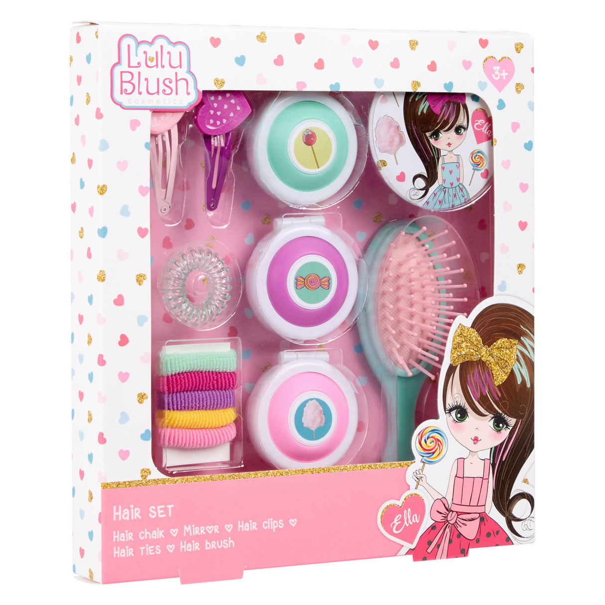 Sada kanálu Lulu Blush Hair Apcessory