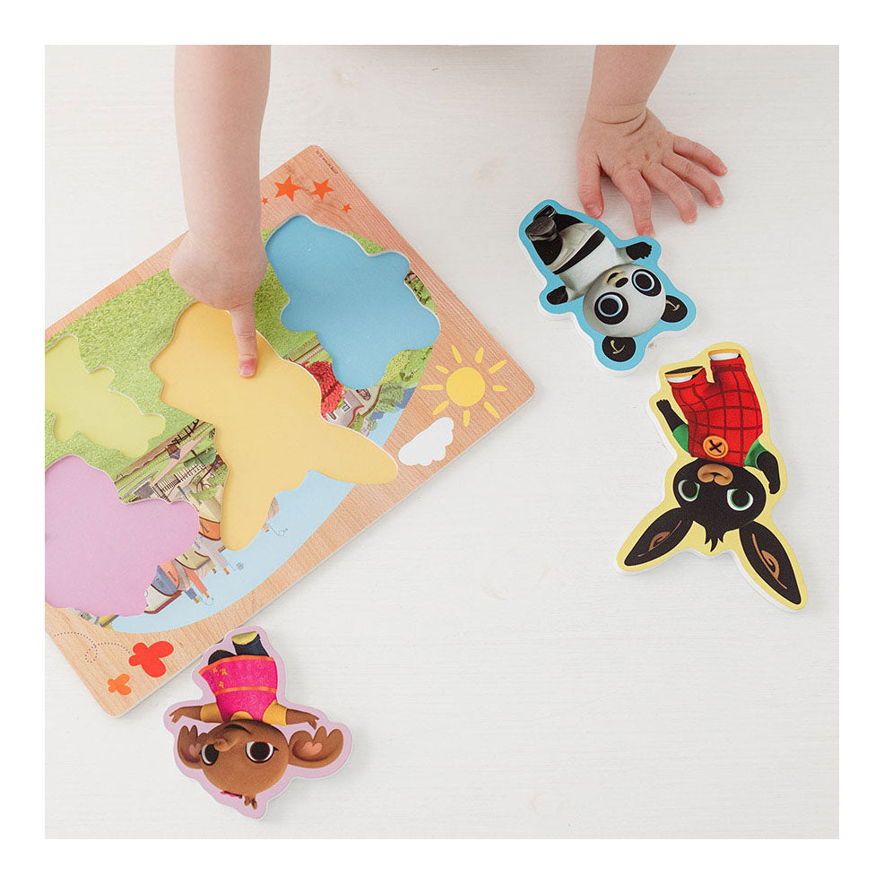 Bambolino Toys Puzzle de forme en bois, 5e.