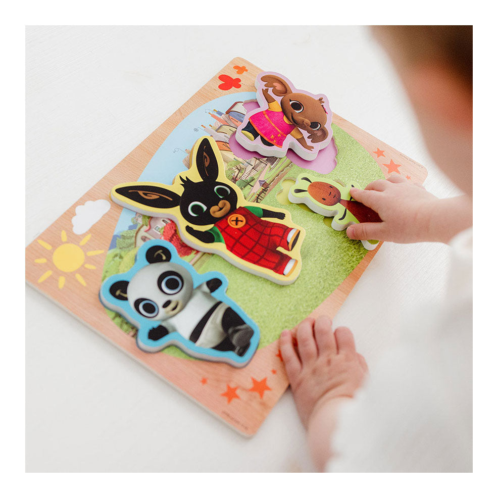 Bambolino Toys Puzzle de forme en bois, 5e.