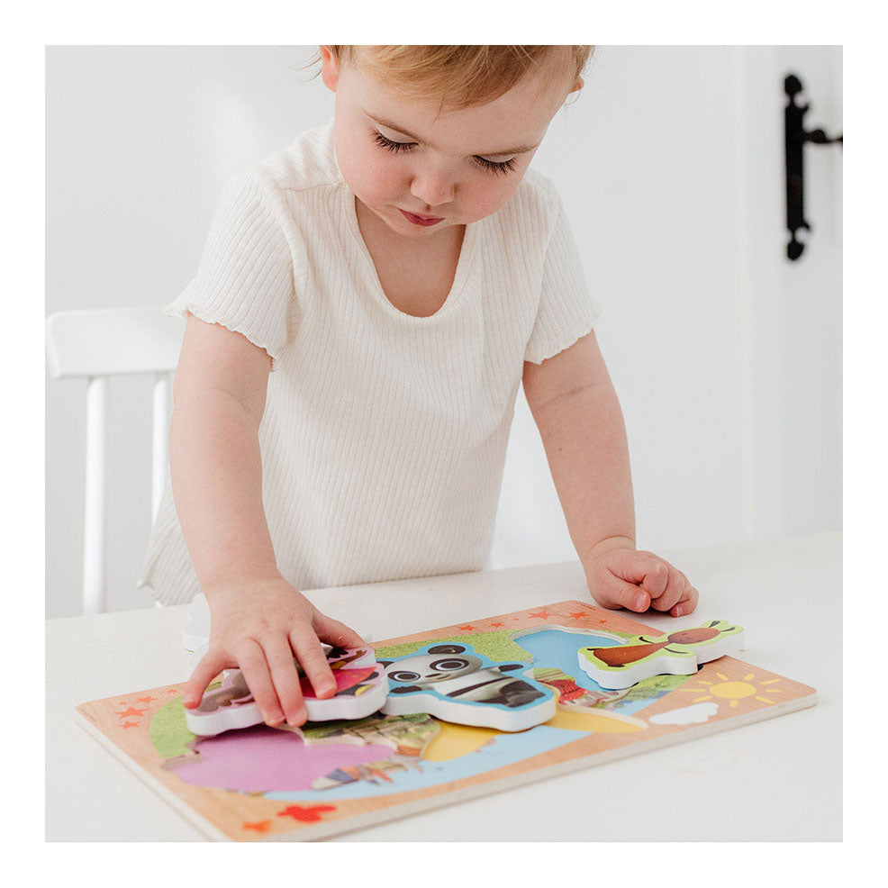 Bambolino Toys Puzzle de forme en bois, 5e.