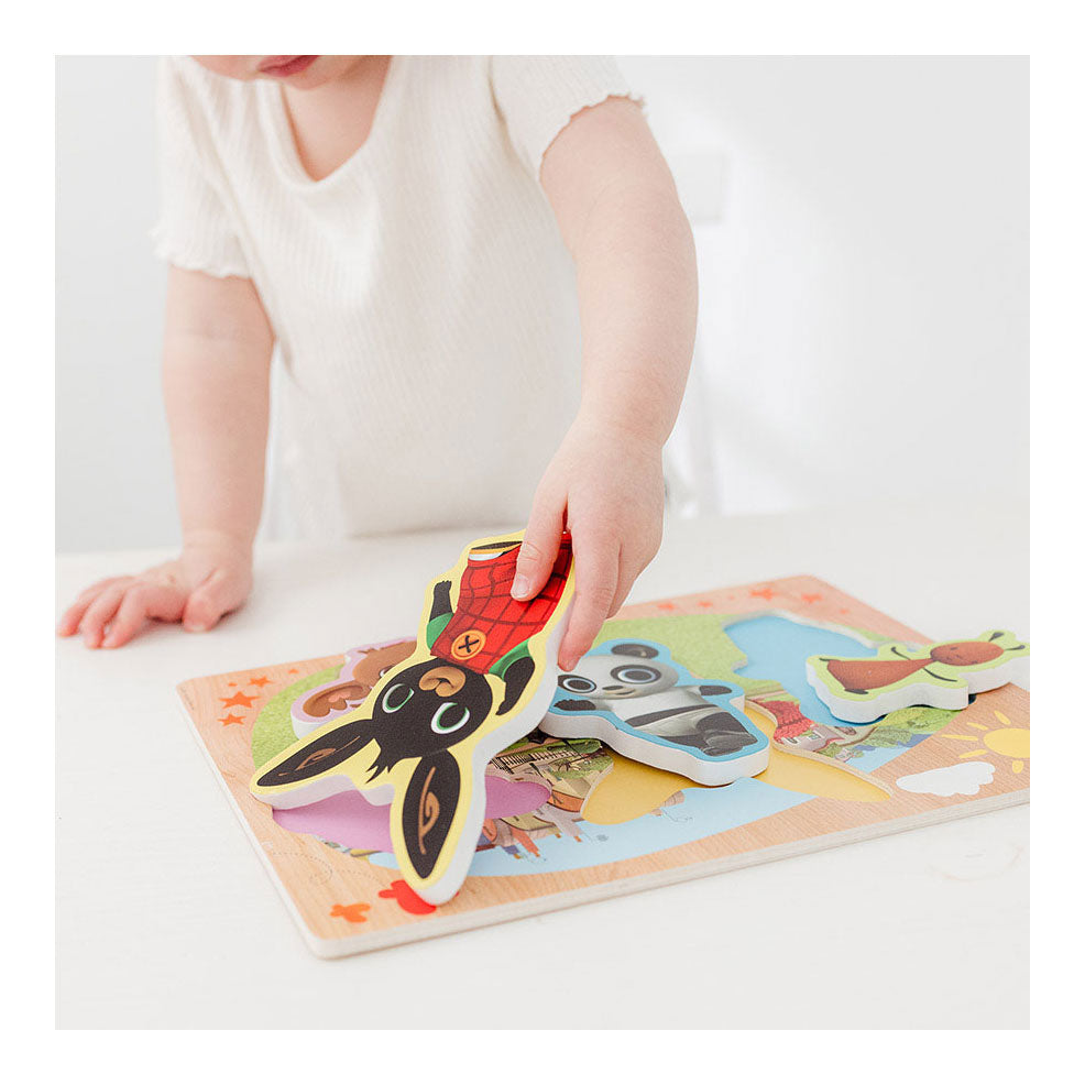 Bambolino Toys Puzzle de forme en bois, 5e.