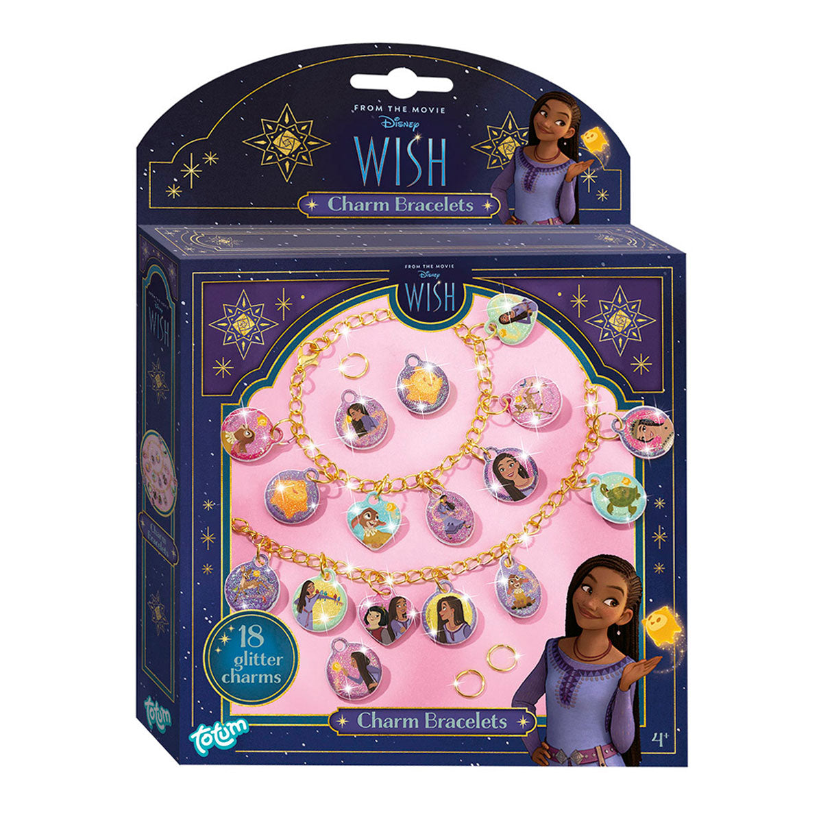 Disney Wish - robienie bransoletek brokatowych z urokami