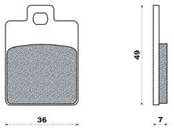 Newfren Brake Block Set FD0249 ZIP, Leefer Lx, s