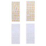 Stickers alphabet and numbers, 111dlg.