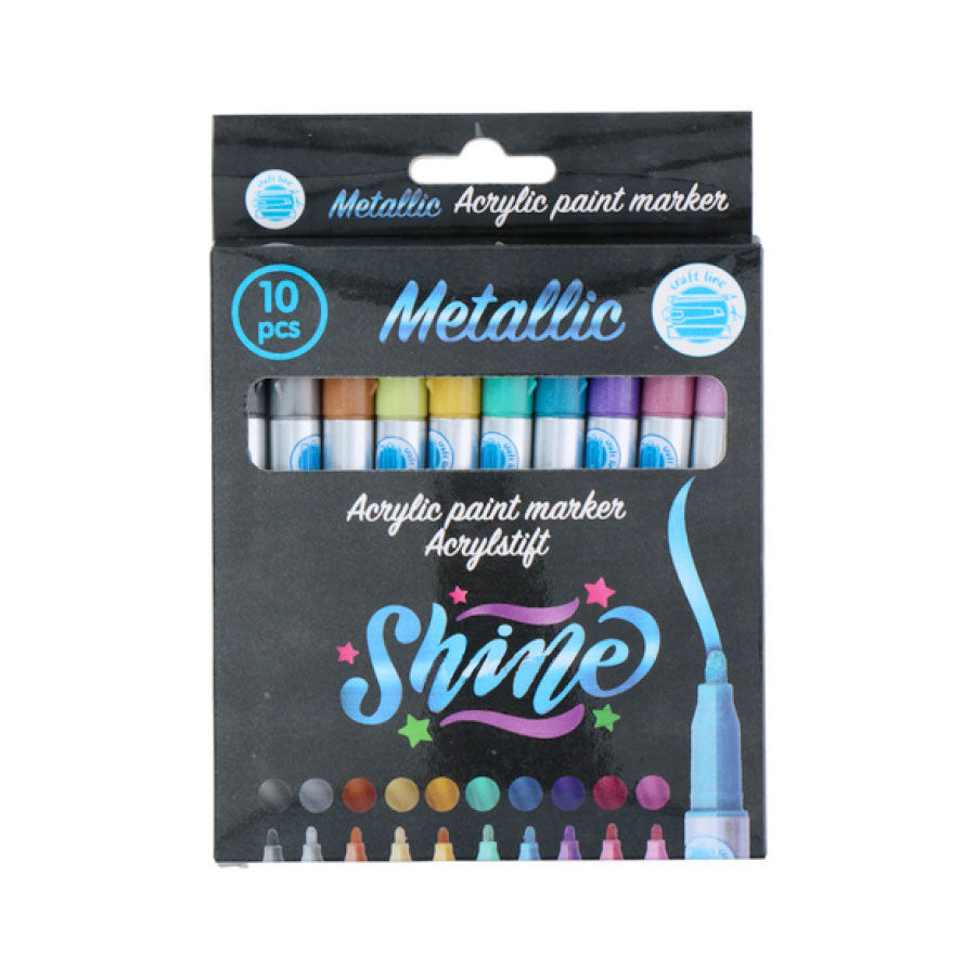 Acrylmarker Metallic, 10..