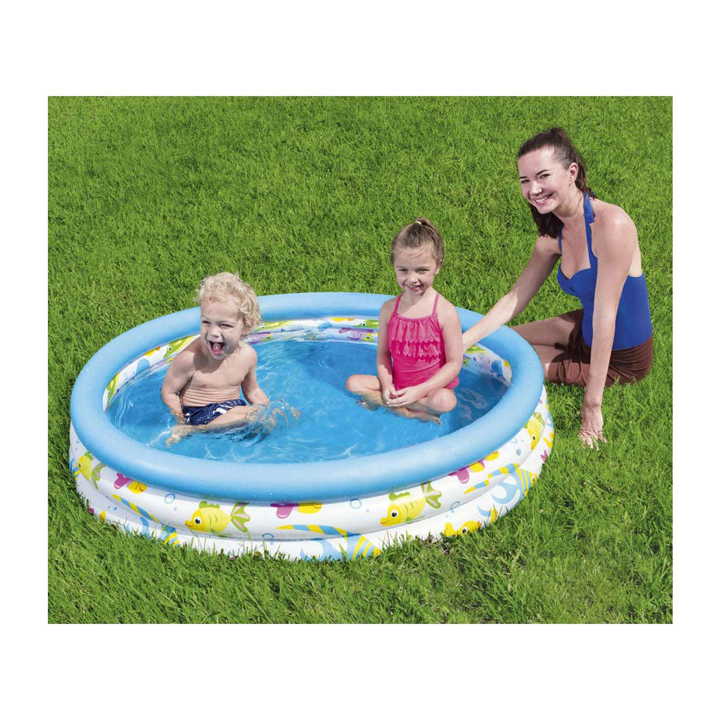 Bestway Children's Pool rundt Coral Reef Crew Play Pool 122