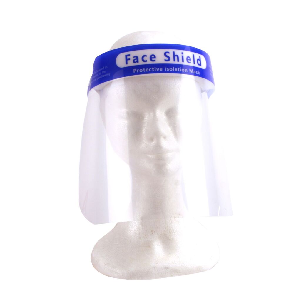 Zaslon za zaščitno masko za obraz obraza