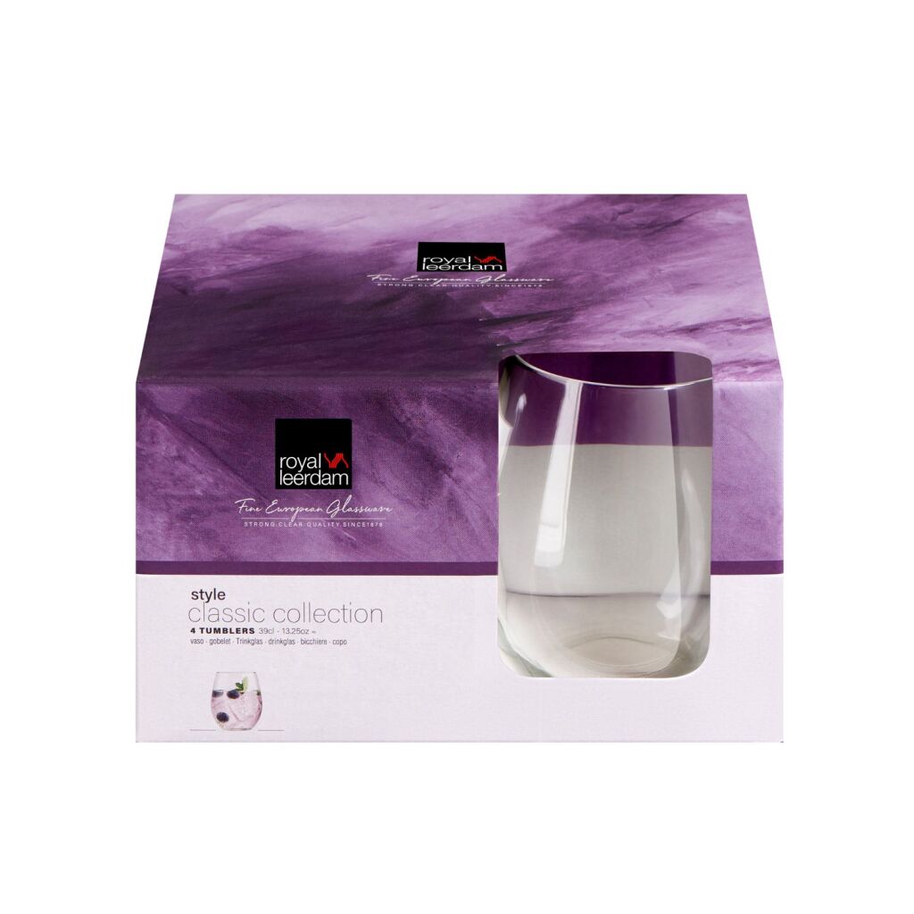 Royal Leerdam Glass Style Set 4 39 Cl