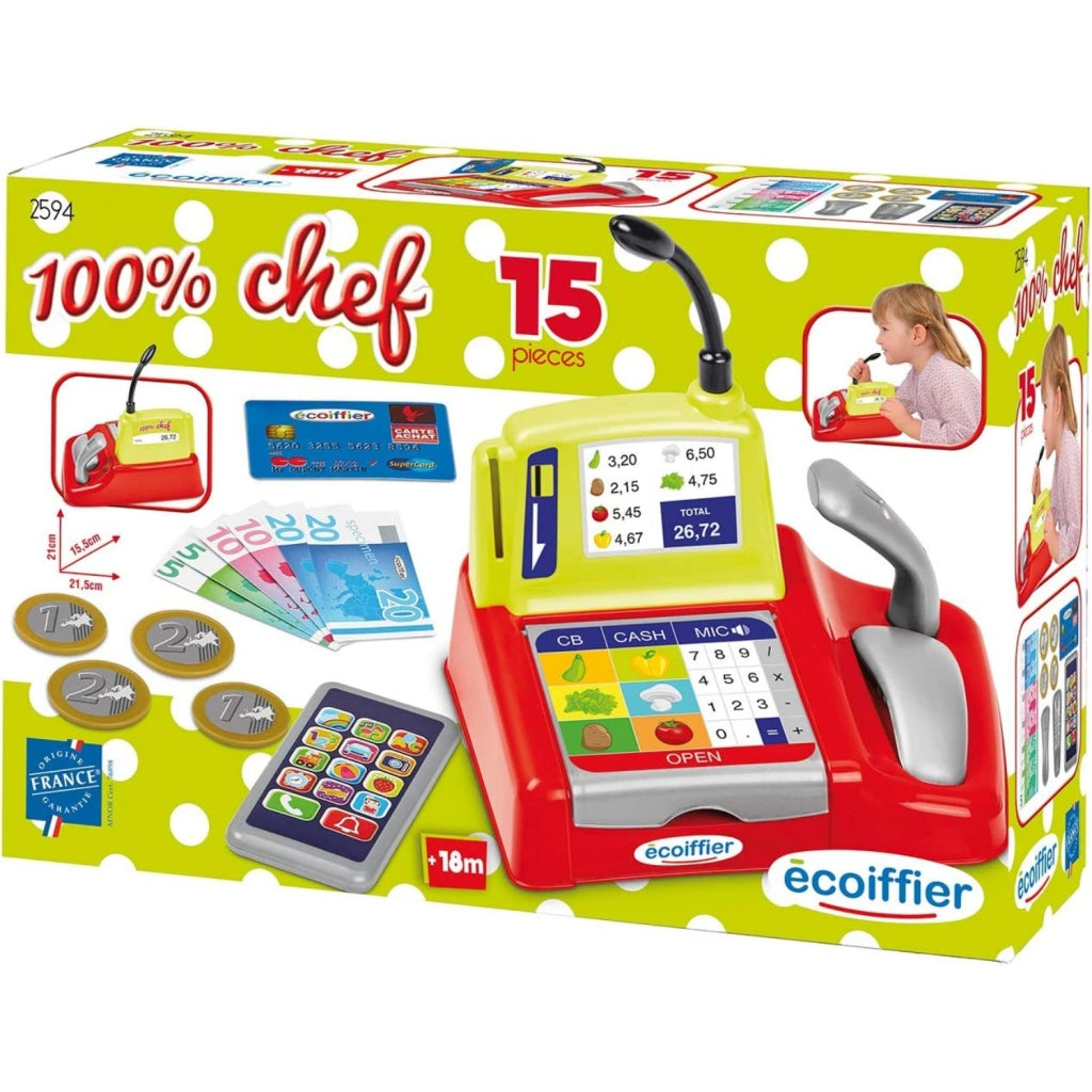 Ecoiffier 100% Chef Kassa Play set