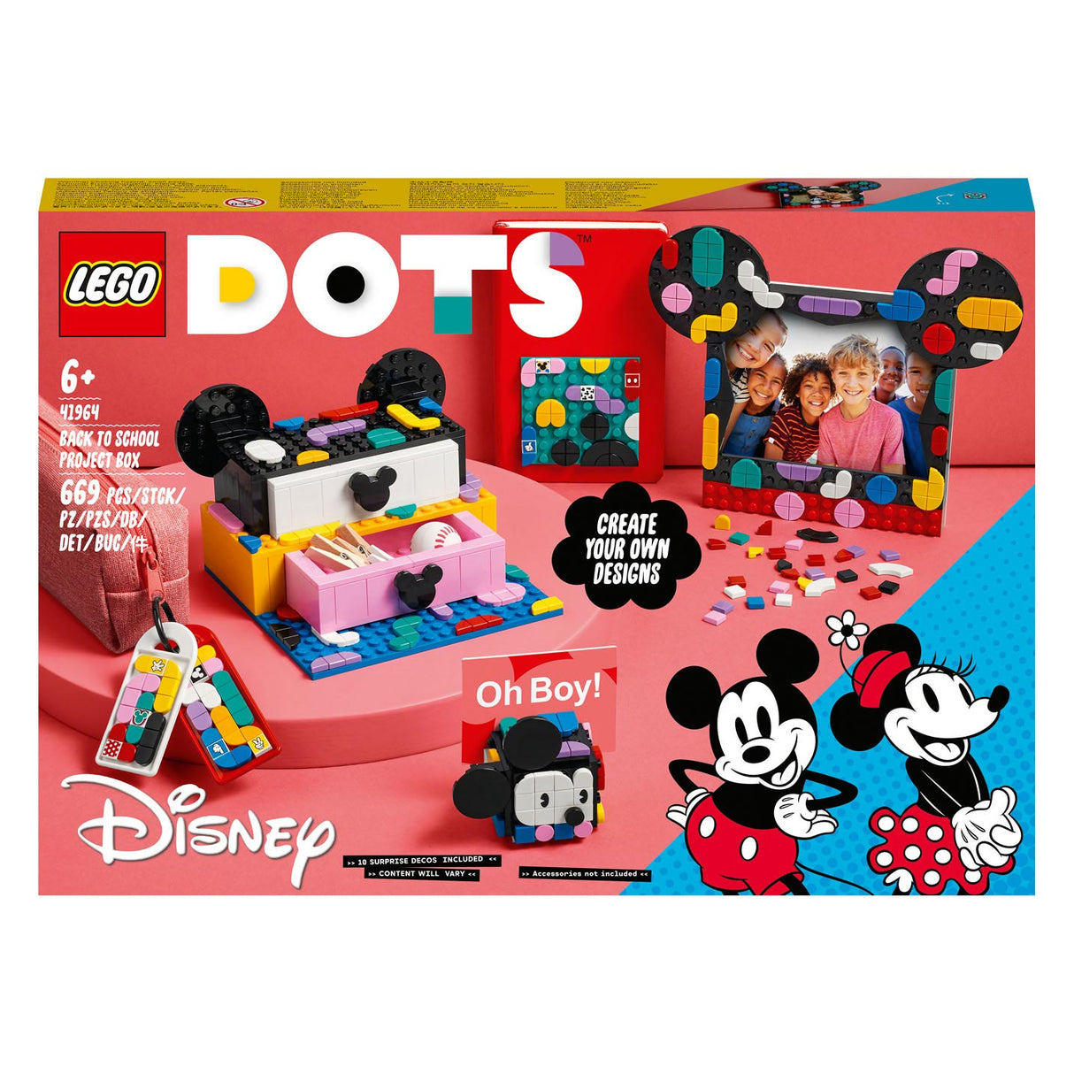 Lego Dots 41964 Mickey Minnie Mouse: Back to school
