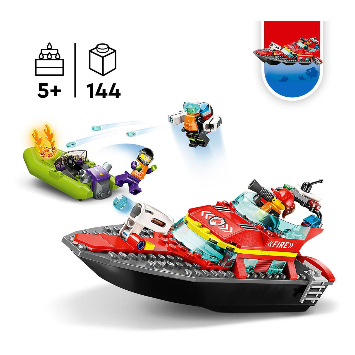 Lego City 60373 Liferboat Mark