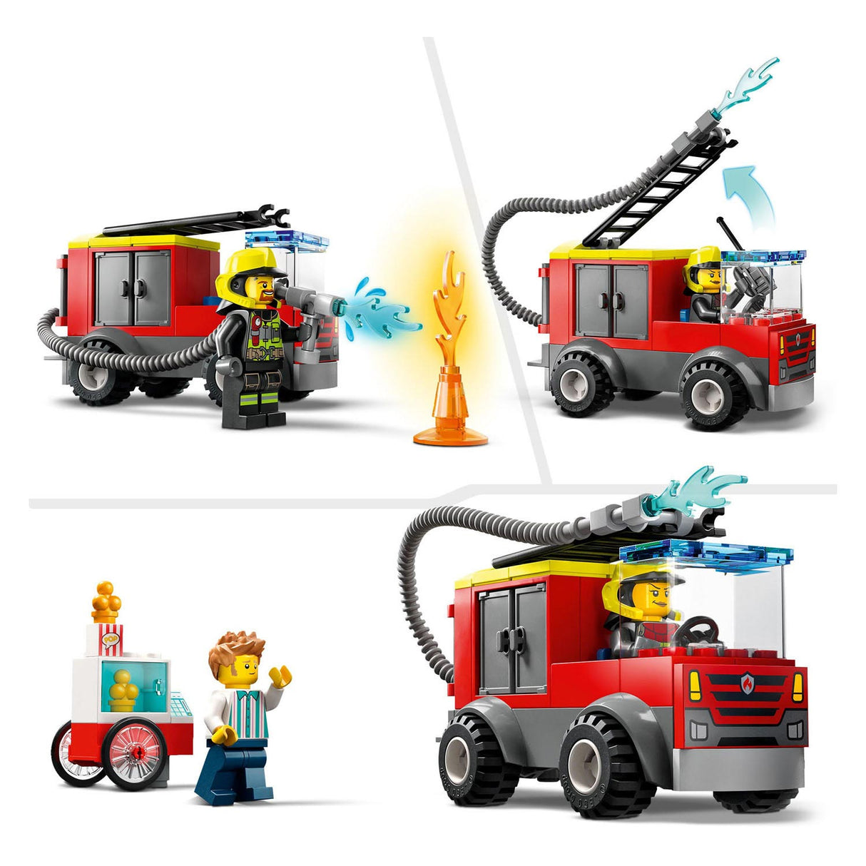 Hasičská stanice Lego City 60375 a hasičský vůz