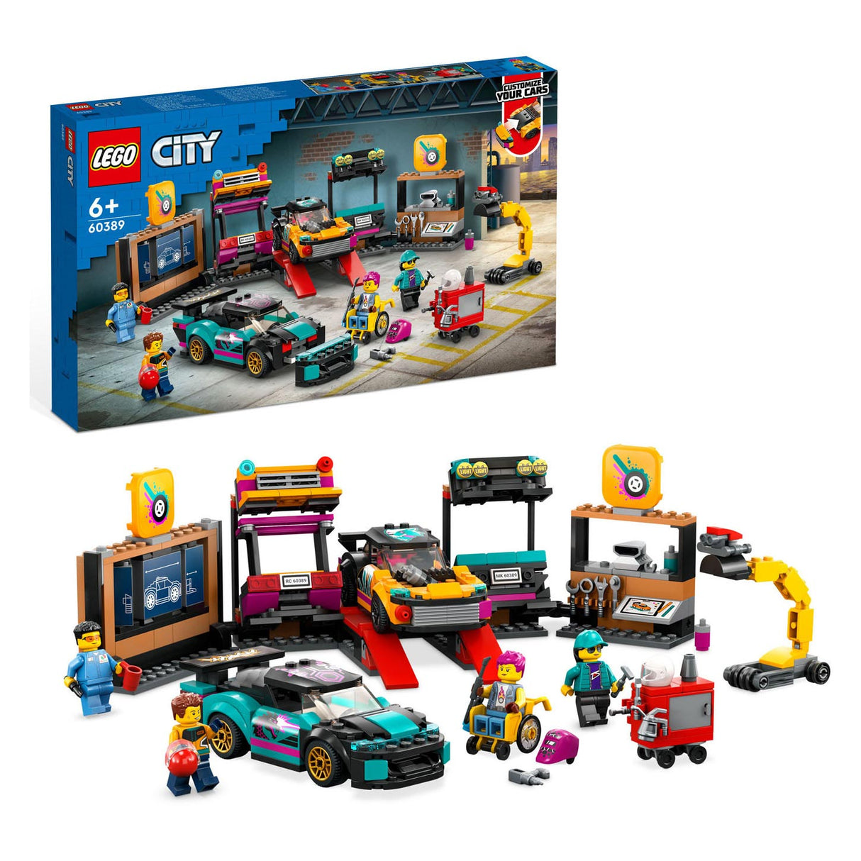 Garáž pro nastavitelné automobily LEGO LEGO CITY 60389