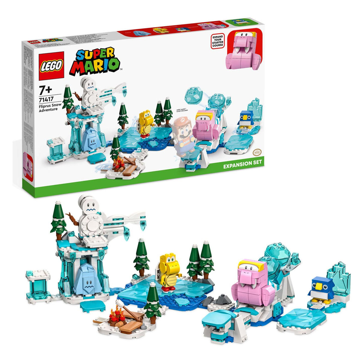 LEGO LEGO Super Mario 71417 Ensemble d'extension: Fliprus Snow Adventure