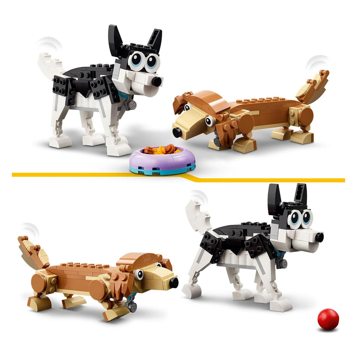Lego Creator 31137 Simpatični psi