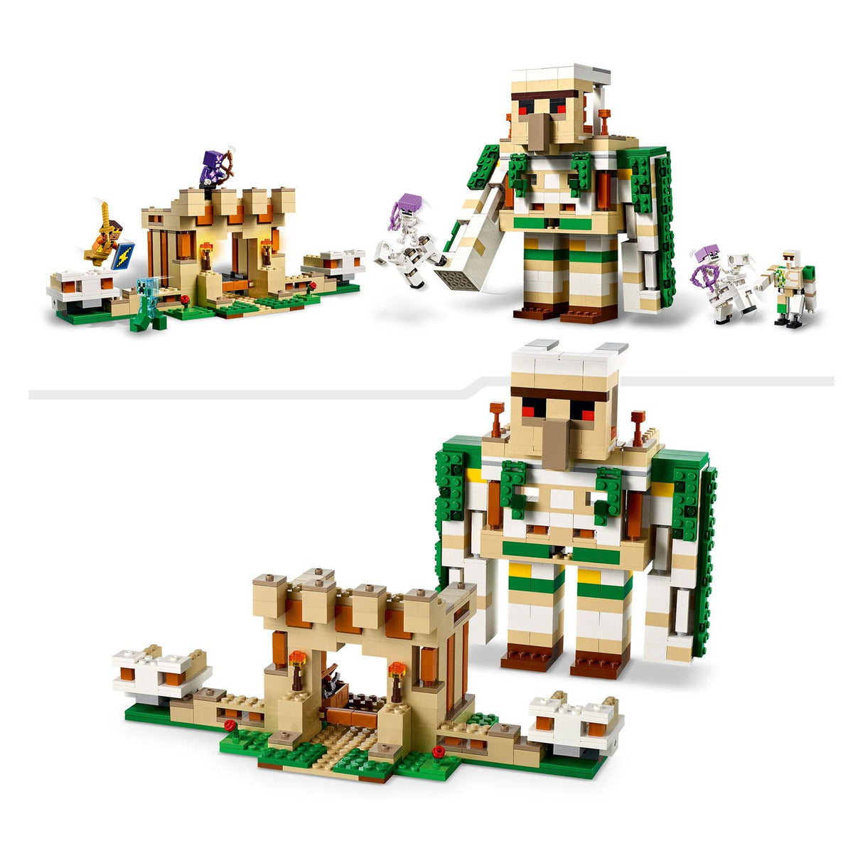 LEGO Minecraft 21250 The IJzergolemfort