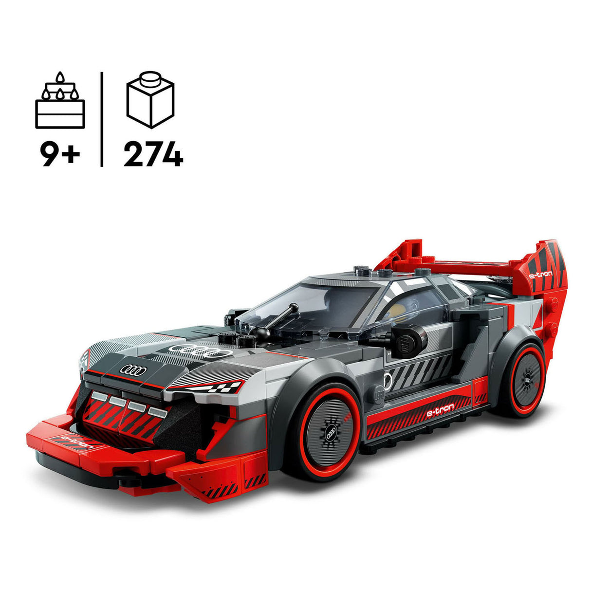 Lego 76921 Speed ​​Champions Audi S1 ​​E Tron Quattro Racing car