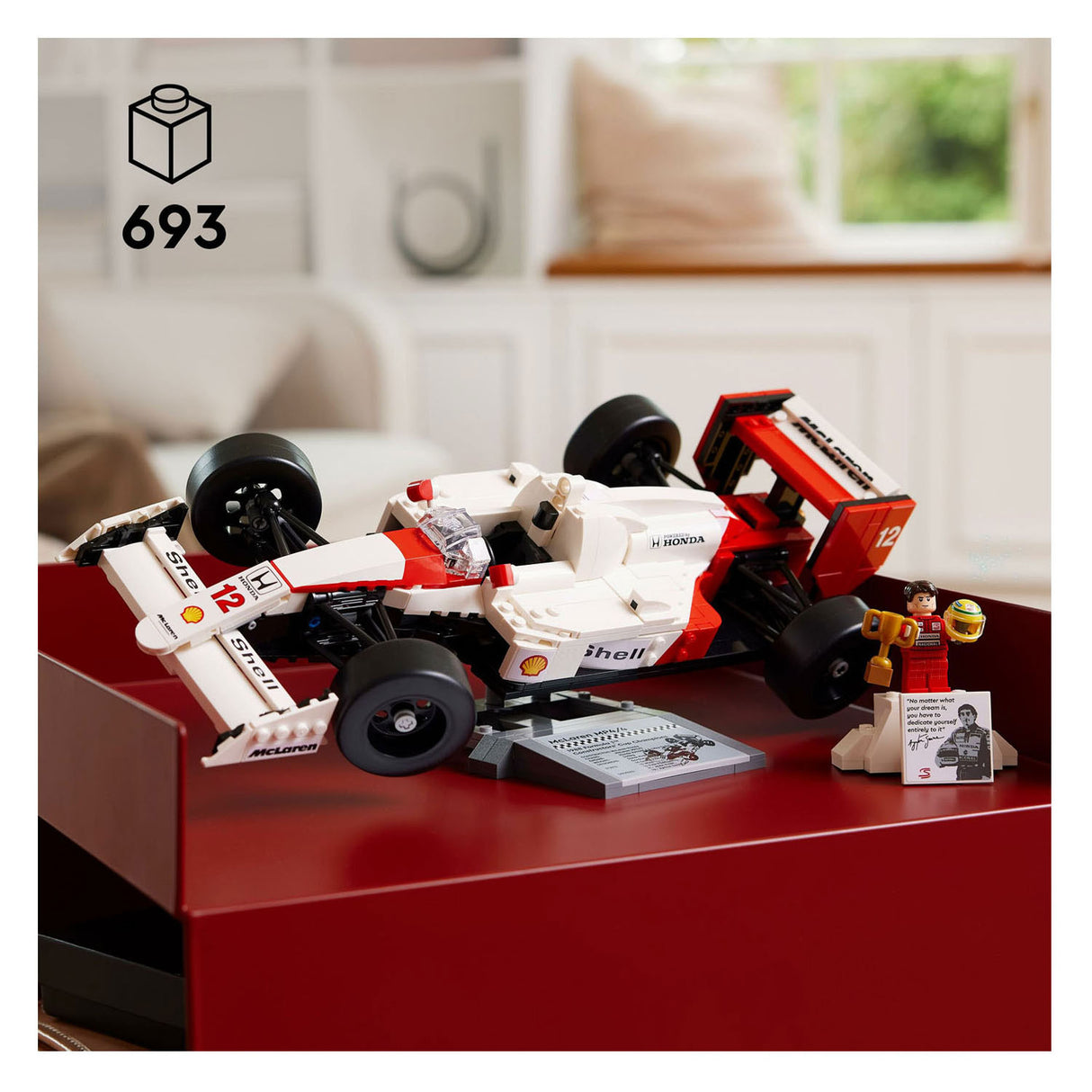 LEGO ICONS 10330 McLaren MP4 4 in Ayrton Senna