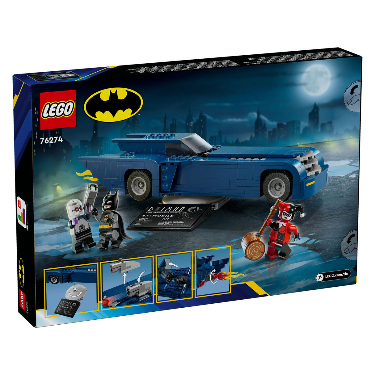 LEGO LEGO Super Heroes 76274 Batmanmet de Batmobile vs. Harley Quin and Mr. Freeze