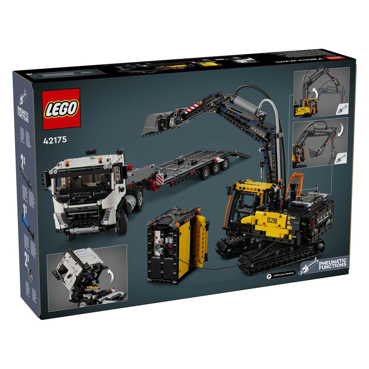 LEGO Technic 42175 Volvo FMX Truck EC230 Electric Excavator