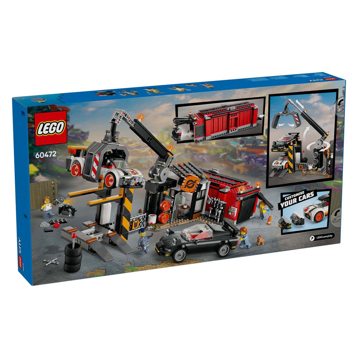 Lego City 60472 Schrro Heap mit Autos